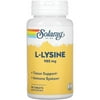 Solaray L-Lysine, Free-Form 1000mg | Amino Acid | Healthy Cognitive, Immune System, Bones & Skin Support | 90ct, 30 Serv