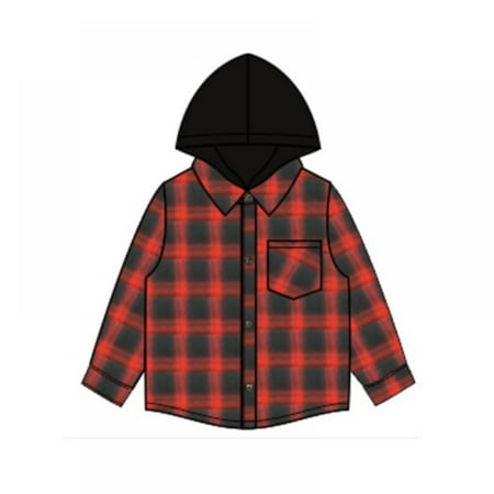 

Promotion!Toddler Baby Boys Plaid Shirt Long Sleeve Button Down Shirts