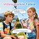 thumbnail image 5 of Walkie-talkies con vídeo para niños, paquete de 2, regalo de cumpleaños, radio, teléfono recargable, 5 of 9