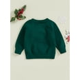 thumbnail image 2 of PaerPade 0-3T Toddler Baby Girls Boys Christmas Sweater Bear Embroidery Crew Neck Long Sleeve Pullover Knit Tops for Winter Fall, 2 of 10