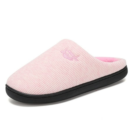 

Homgreen Women s Memory Foam Slippers Casual House Shoes