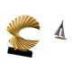 thumbnail image 5 of Escultura de ola, estatua abstracta, adorno artesanal, centro de mesa, escultura de , material de resina, adecuada para decoración de oficina, e, 5 of 8