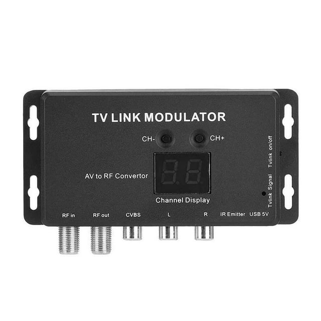Modulateur de Lien TV TM70 AV à RF Convertisseur Modulateur Retour Infrarouge Mini Électronique Maison UHF Réglable