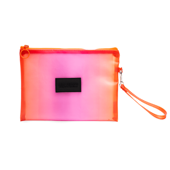 helio ferretti Sunset Pink Clutch