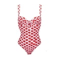 thumbnail image 4 of IDOPIP Women's One Piece Swimsuit with Cover up Skirt Retro Floral Print Swimwear Set, 4 of 4
