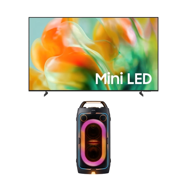 Combo TV Samsung 75" Mini Led M80HAF Vision AI 4K (2026) + Torre de Sonido MX-ST40F 160W Con Batería