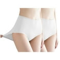 thumbnail image 2 of ameIAEA Women's Underwear High Waisted Ladies Panties Soft Full Coverage Stretch Briefs Pack, 2 of 7