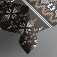 thumbnail image 5 of Brown Striped Geometric Pattern Square Tablecloth,Waterproof Square Table Cover,Wipeable Spillproof Washable Table Cover for Home Kitchen Party Decor 42"X42"(107x107cm), 5 of 6