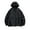 A_Black Hooded Jackets, variant on YLSDY Winter Fashion 2024 Men's Lightweight Hooded Jackets Drawstring Windbreaker Solid Color Long Sleeve Zip Up Coats with Pockets Streetwear Black XXL