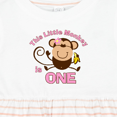 thumbnail image 4 of Inktastic Little Monkey Girl 1st Birthday Girls Baby Dress, 4 of 5