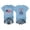Blue, variant on 250 Years Semi-Quincentennial Anniversary Graphic Short Sleeve Crewneck T Shirt with Printed American Flag and Torch Design Black L