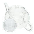 thumbnail image 4 of Glass Tea Pot Household Transparent Teapot Heat-resistant Tea Pot with Infuser for Home Office, 4 of 9