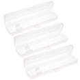 thumbnail image 1 of SEWCHICS 3Pcs Compact Toothbrush Storage Box Lightweight Portable Toothpaste Holder, 1 of 7