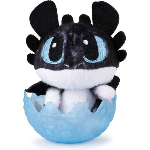 Version 2 How to Train Your Dragon Toothless 3" Plush Blue Egg