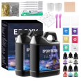 thumbnail image 1 of 41PCS Kit de Resina Epoxica Transparente, Kit Completo 1KG con Guantes, Cup y Herramientas, Transparente Sin Amarillear, Sin Burbujas, Ideal para Joyer&iacute;a, Fundici&oacute;n y Moldes, Mez, 1 of 8