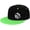 Green, variant on Flying with Dinosaurs Flat Bill Hats Contrast Hip Hop Baseball Cap Unisex Snapback Rock Caps