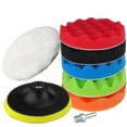 thumbnail image 1 of Abastado Esponja de pulido automático de 125 mm / 5 pulgadas, máquina perforadora con accesorio de pulido, juego de almohadillas de pulido, almohadilla de pulido de 5 pulgadas para máquina pulidora, 1 of 7