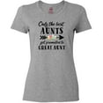 thumbnail image 3 of Inktastic Only the Best Aunts Get Promoted to Great Aunt Women's T-Shirt, 3 of 5