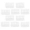thumbnail image 6 of GELUOXI 10 Pack 32" L x 10" H Animal Barrier Fence, No Dig Fence Patented Product, 5.5mm Galvanized Stakes , Metal Fence Panel for Outdoor Yard Patio, Total 13.3Ft(L) X 10in(H) Silver, 6 of 10