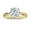 Yellow Gold, variant on IGI Certified 2.00 Carat Round Lab Grown White Diamond Solitaire Intertwined Strands Engagement Ring for Women in 10K Solid White Gold, Size 7