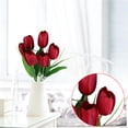 thumbnail image 4 of SPOORYYO Artificial Mini Tulips Silk Flowers for Wedding Flower Arrangements and Home Decoration, 4 of 9