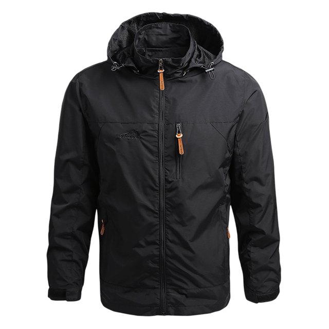 Abrigo Abrigo de hombre Senderismo Camping Ropa deportiva Térmica Exterior Outwears Primavera Otoño Chaqueta Ygjytge Negro T 26 para Hombre