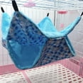 thumbnail image 2 of Upgrade your furry friend‘s sleeping experience with this cozy and warm insulated small pet hammock! Ensure maximum glider comfort with the double layered design. Treat your hamster to th, 2 of 7