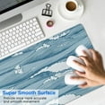 thumbnail image 4 of Blue Waves &nbsp;desk Mouse Padwaterproof,rubber+multispandexno Slip MousepadDesk Pad for Office Home Game 31.5x15.7inches, 4 of 7