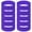 Purple, variant on GOGO 10 Pcs Wide Silicone Wristbands, Rubber Bracelets, Party Favors - Black