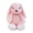 Pink, variant on Pink Easter Bunny Doll Fluffy Stuffed Animal with Ribbon, Festive Holiday Decoration for Home, Party, Gift, Cute Plush Toy for Seasonal Display