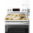 thumbnail image 2 of Stove Top Covers for Electric Stove 31x24 Inches, Yellow Sunflower Heat Insulation Fireproof Glass Cooktop Protector, Spring Summer Floral Farmhouse Multipurpose Countertop Stovetop Cover for Kitchen, 2 of 8