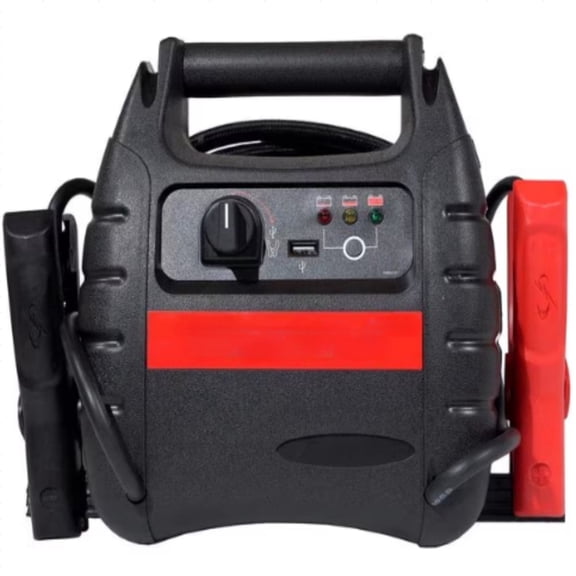 1000A Peak Car Jump Starter Portable Power Station with 150 PSI Air Compressor, Only for 12V Automotive, Sport & Marine Lead Acid LiFePO4 Batteries