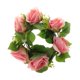 thumbnail image 4 of Anillo de vela de , anillos de vela , guirnalda de vela rústica para vacaciones, comedor, , Día de San Valentín, boda Rosa, 4 of 9
