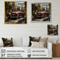 thumbnail image 4 of Designart "Expressionist Retro Vehicle Essence" Car Vintage Wall Art Living Room, 4 of 7