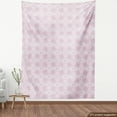 thumbnail image 4 of Ambesonne Abstract Fabric by the Yard Upholstery, Circles of Soft Design Art, 10 Yards, Mauve and Pale Lilac, 4 of 5
