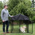 4 Feet Uptown Welded Steel Wire Mesh Secure Outdoor Dog Kennel Playpen