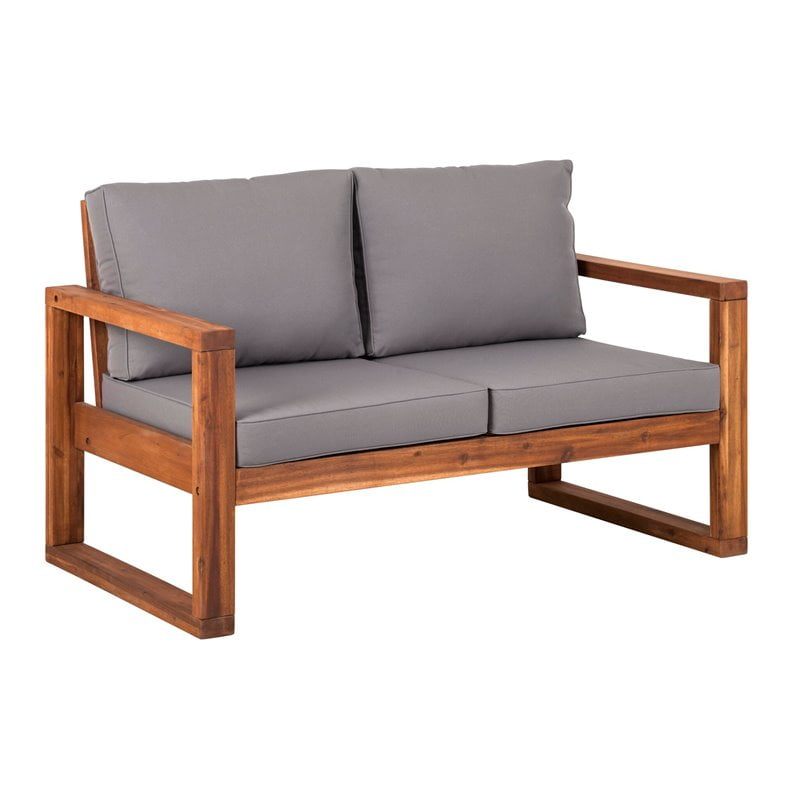 Photo 1 of Seville Wood-Frame Patio Loveseat