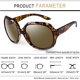 thumbnail image 5 of Gafas de sol Joopin Tortoise Oversized Polarized para mujer, 5 of 6