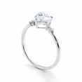 thumbnail image 6 of Cora Jewellery 1.65CT Heart cut 5 stone Moissanite Engagement Ring For Women, 10K White Gold, 6 of 7