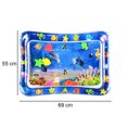 thumbnail image 4 of Animal Water Mat PVC Baby Water Play Mat doble borde para actividad (delfín) JShteea libre de BPA, 4 of 9