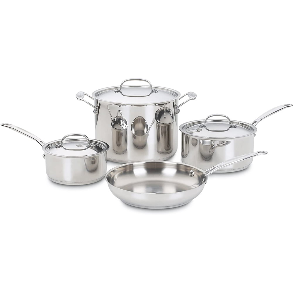 7 Piece Professional Cookware Set, Stainless Steel, Marin Restaurant Supply  - A Division of Dvorson's Food Service Equipment Inc.