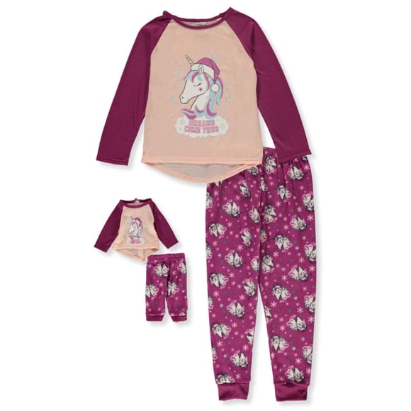 Matching Pajamas for Girl & Doll