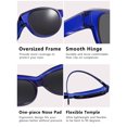 thumbnail image 5 of TINHAO Sunglasses Fit over Glasses Wear over glasses with Polarized UV400 Protection lens, 5 of 7