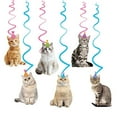 thumbnail image 6 of Cat Themed Party Hanging Swirls Banner for Birthday Celebration Event & Party Supplies, 6 of 6