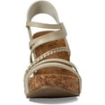 thumbnail image 3 of Blowfish Malibu Heidi White Sands Die Cut/Amazon Rawhide Strappy Wedge Sandals (White Sands Die Cut/Amazon Rawhide, 7), 3 of 5