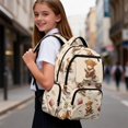 thumbnail image 5 of Yuyamidu Highland Cow Backpack for 2nd-3rd Grade Girls Ages 6-8 Cute Kids School Bag Lightweight Waterproof Multi Pocket Bookbag with Padded Adjustable Straps Back to School Gifts, 5 of 8