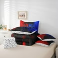 thumbnail image 6 of Castle Fairy Futuristic Cubes Gamepads Twin Bedding Sets,Gamer Bedding Comforter Set, 6 of 8