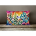 thumbnail image 2 of Carolines Treasures DAC1415PW1216 16 x 12 in. Unisex Cactus in Color Fabric Decorative Pillow, 2 of 4