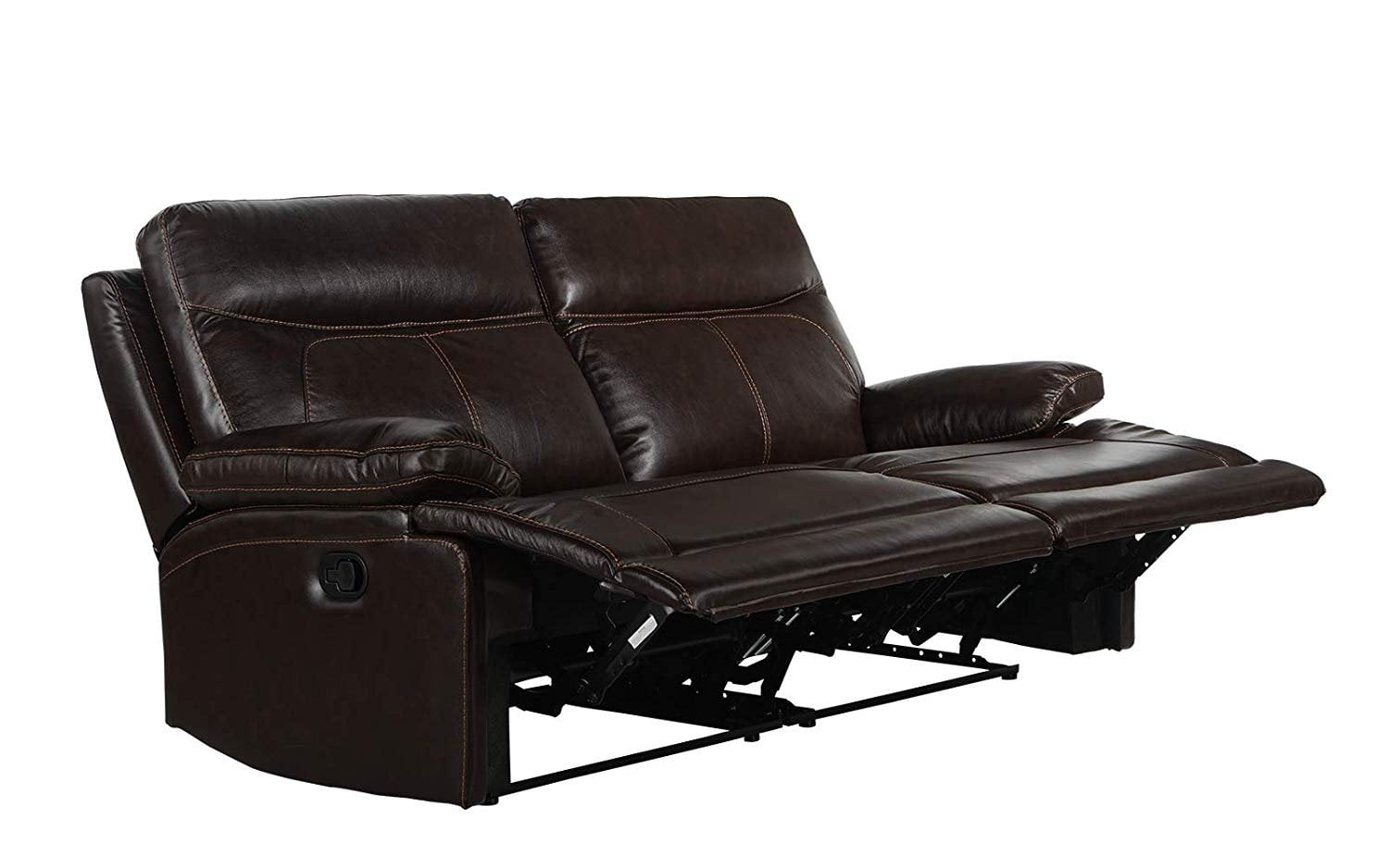 Classic Upholstered 74 4 Inches Recliner Loveseat Sofa Grey Classic Upholstered 74 4 Inches Recliner Loveseat Sofa Grey Com