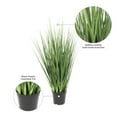 thumbnail image 5 of Vickerman 24" Artificial Potted Extra Full Green Grass., 5 of 6